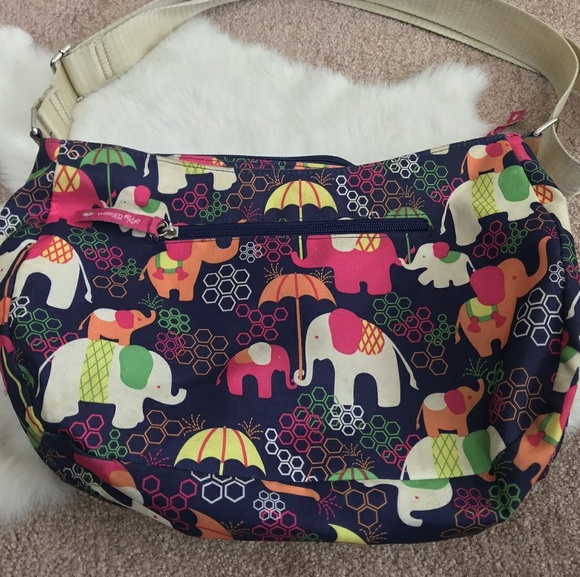 Lily Bloom Handbag Elephant Pattern Multicolor - Picture 6 of 8